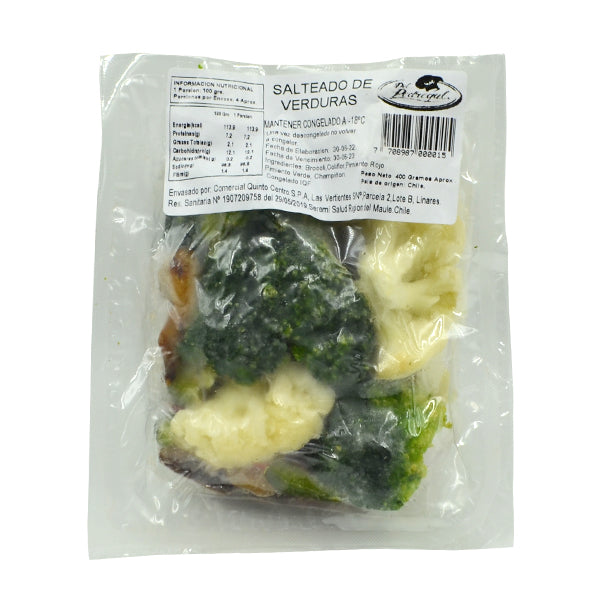 SALTEADO DE VERDURAS  400 GRS DP