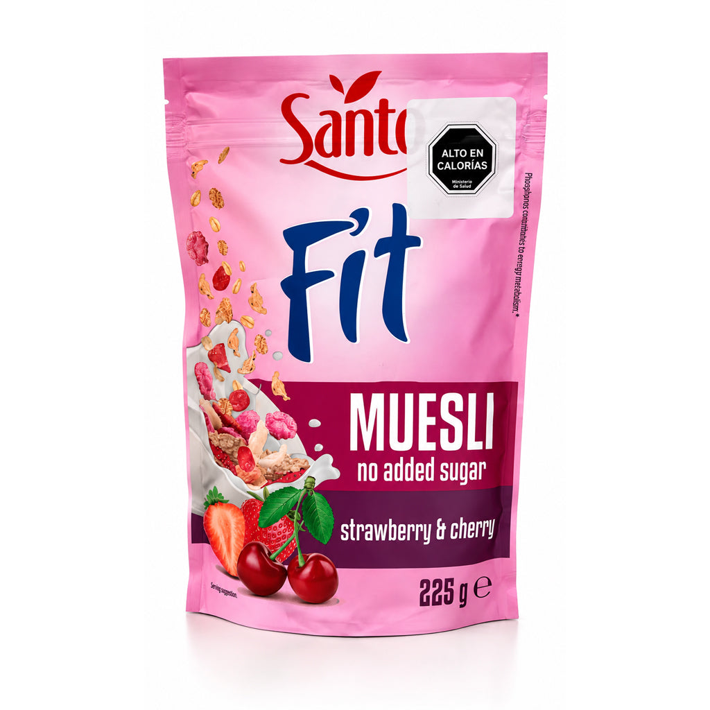 SANTE FIT MUESLI CEREAL/FRUTILLA / CHERRY 225 GRS