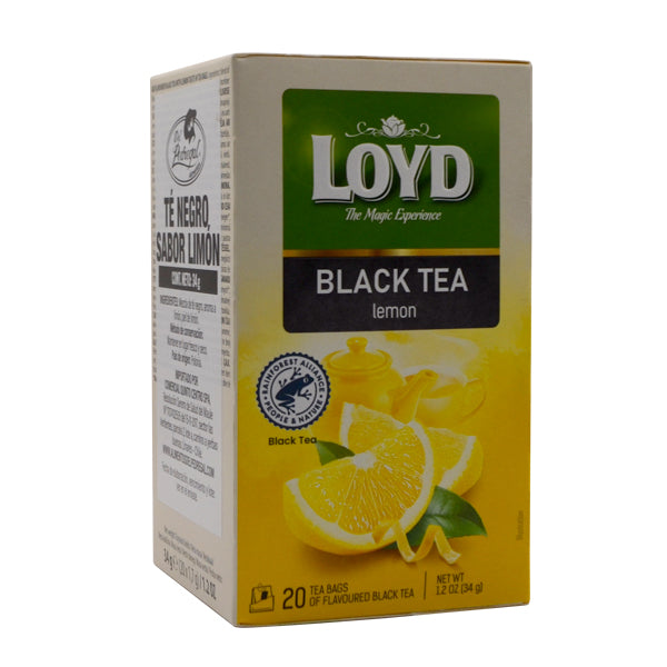 TE NEGRO LIMON  20 UNIDADES LOYD