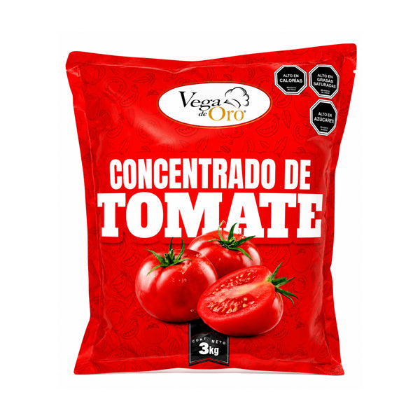 TOMATE CONCENTRADO  3 KGS VEGA DE ORO