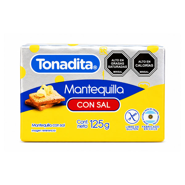 TONADITA MANTEQUILLA  125 GRS TONADITA