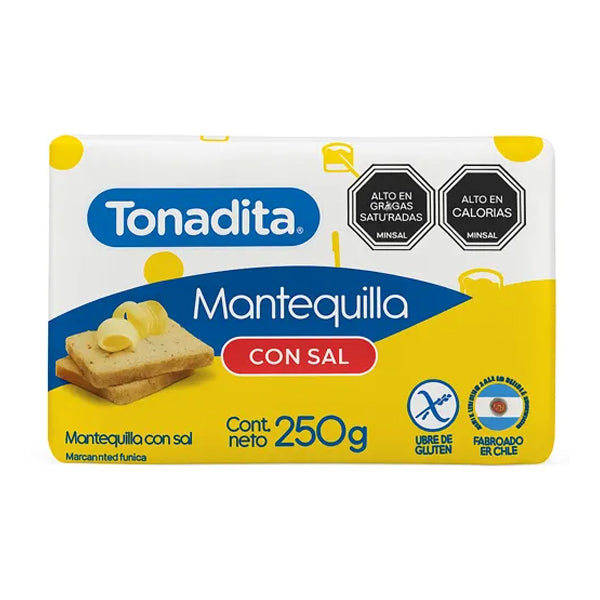 TONADITA MANTEQUILLA  250 GRS TONADITA