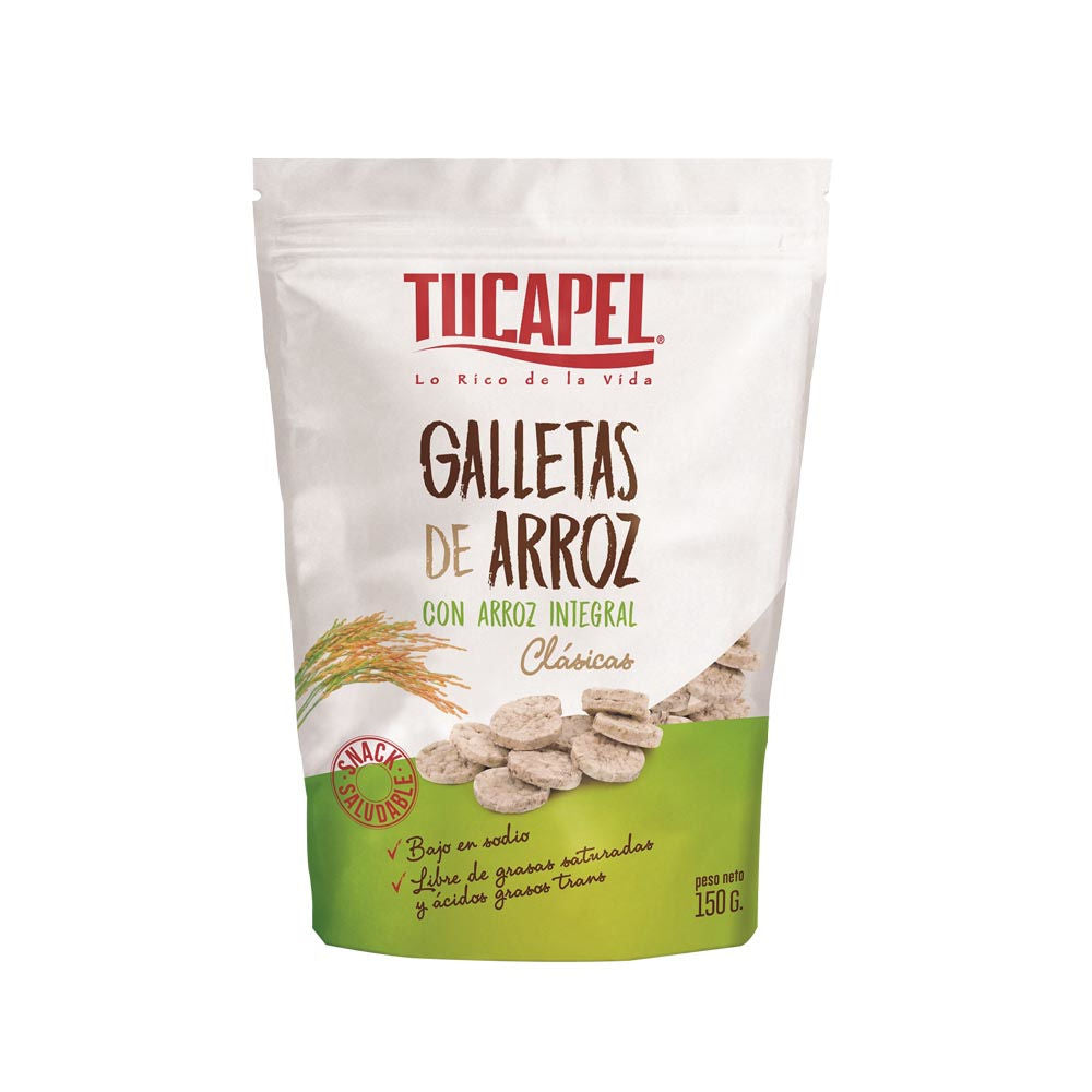 TUCAPEL GALLETAS ARROZ CLASICA  150 GRS TUCAPEL