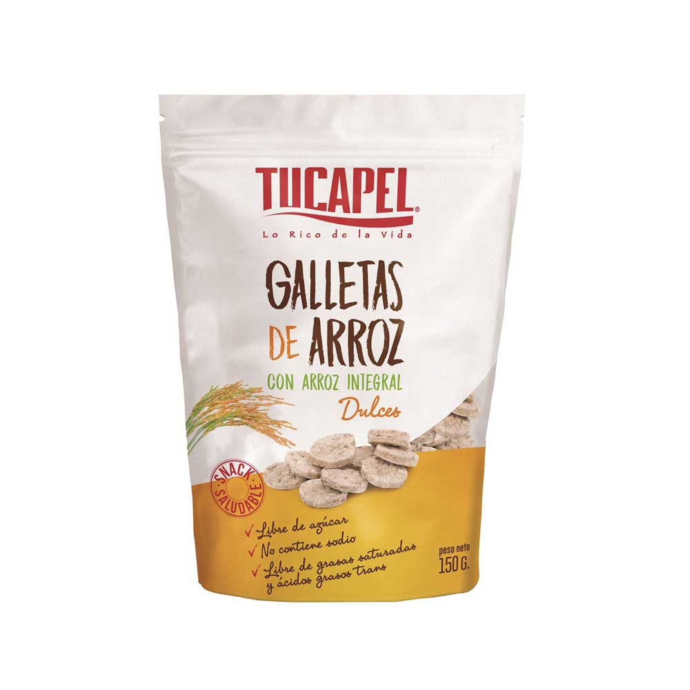 TUCAPEL GALLETAS ARROZ DULCE  150 GRS TUCAPEL